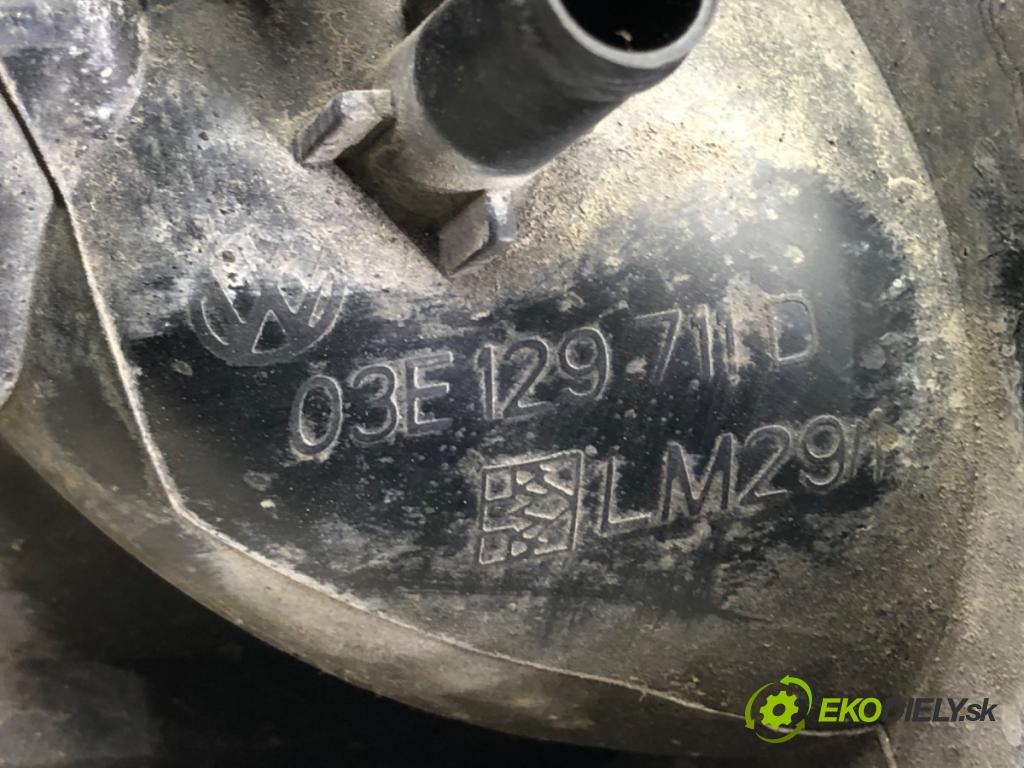 VW POLO (9N_, 9A_) 2001 - 2014    1.2 12V 51 kW [69 KM] benzyna 2007 - 2009  Potrubie sacie, sanie 03E129711D (Sacie potrubia)