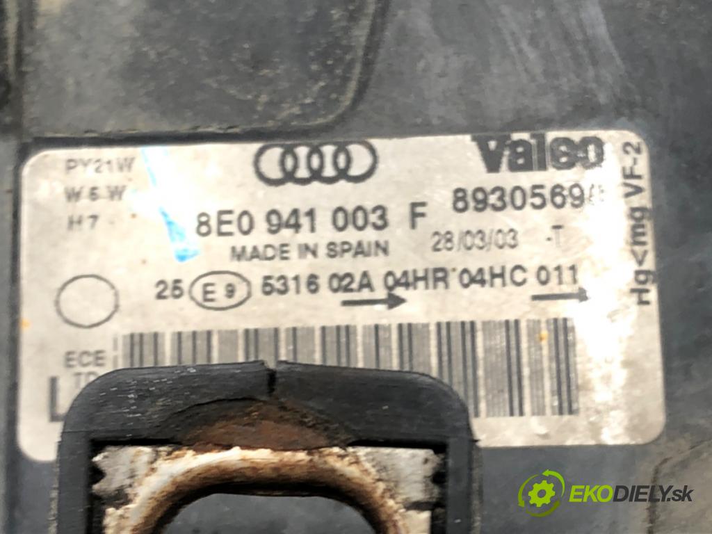 AUDI A4 B6 Avant (8E5) 2000 - 2005    2.0 96 kW [130 KM] benzyna 2001 - 2004  světlomet levý přední část 8E0941003F