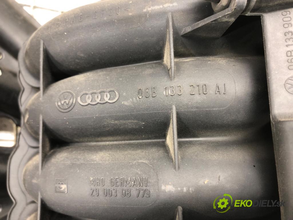 AUDI A4 B6 Avant (8E5) 2000 - 2005    2.0 96 kW [130 KM] benzyna 2001 - 2004  Potrubie sacie, sanie 06B133210AJ (Sacie potrubia)