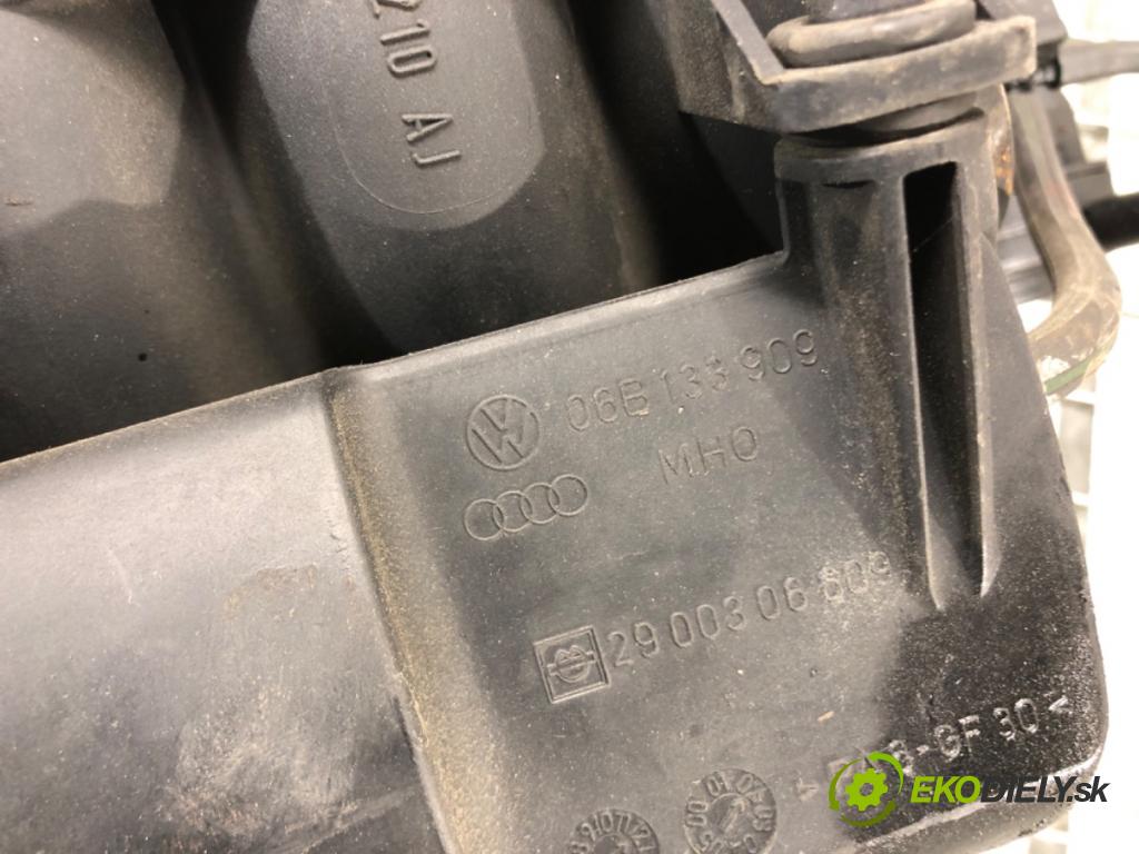 AUDI A4 B6 Avant (8E5) 2000 - 2005    2.0 96 kW [130 KM] benzyna 2001 - 2004  Potrubie sacie, sanie 06B133210AJ (Sacie potrubia)