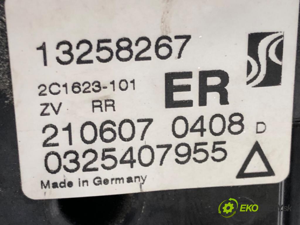 OPEL CORSA D (S07) 2006 - 2014    1.3 CDTI (L08, L68) 55 kW [75 KM] olej napędowy 2006 - 2014  zámok dveře pravý zadní část 13258267