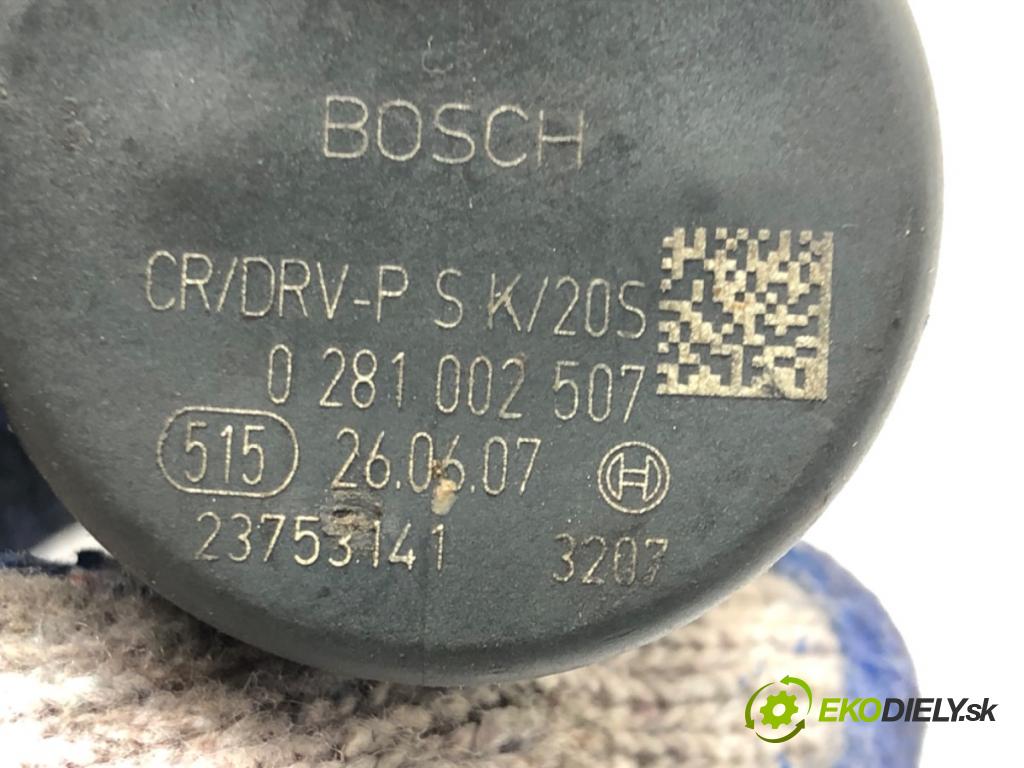 OPEL CORSA D (S07) 2006 - 2014    1.3 CDTI (L08, L68) 55 kW [75 KM] olej napędowy 2006 - 2014  Regulátor tlaku paliva 0281002507 (Ostatné)