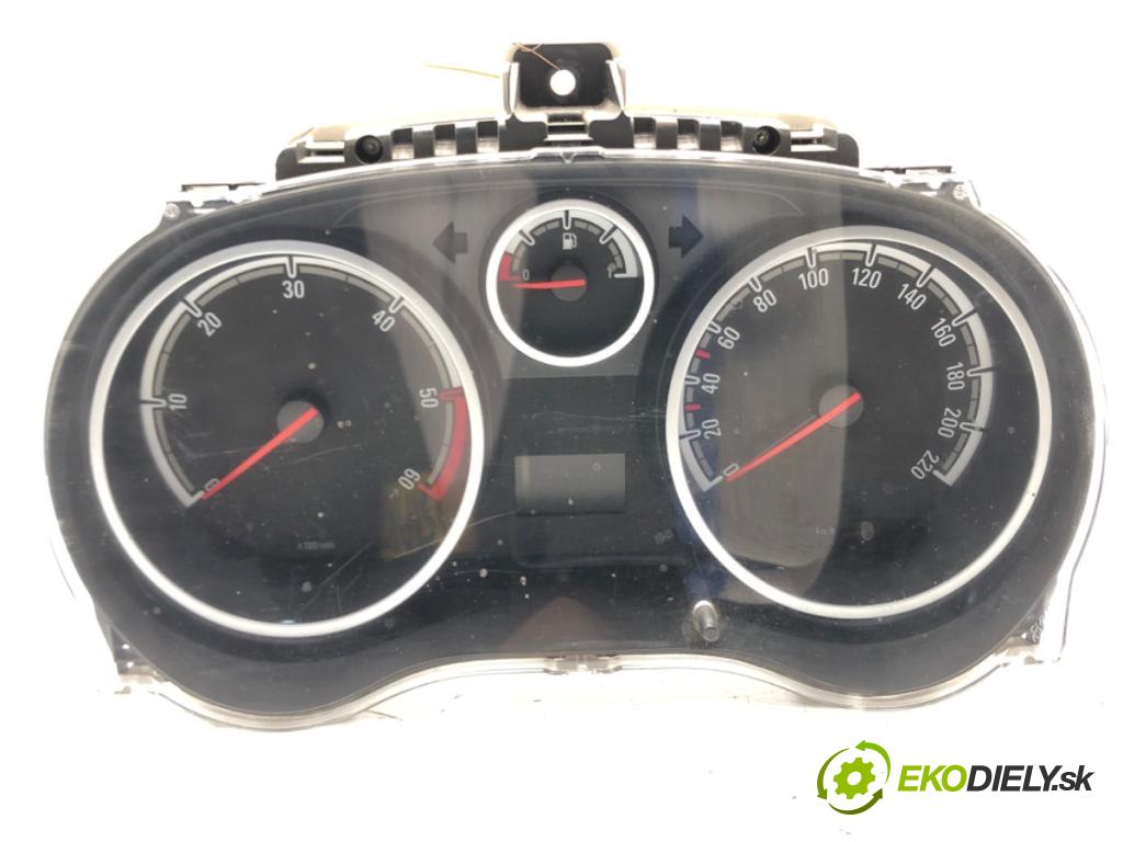 OPEL CORSA D (S07) 2006 - 2014    1.3 CDTI (L08, L68) 55 kW [75 KM] olej napędowy 2006 - 2014  Prístrojovka 13264273 (Prístrojové dosky, displeje)