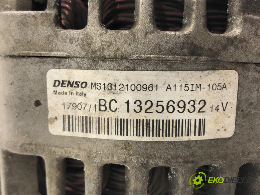 OPEL CORSA D (S07) 2006 - 2014    1.3 CDTI (L08, L68) 55 kW [75 KM] olej napędowy 2006 - 2014  Alternátor 13256932 (Alternátory)