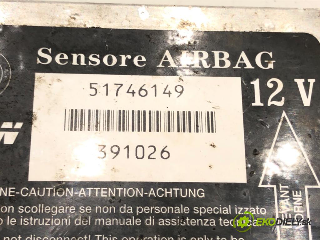 FIAT CROMA (194_) 2005 - 2022    1.9 D Multijet (194AXC1B, 194AXC12) 110 kW [150 KM] olej napędowy 2005 - 2011  senzor airbag 51746149 (Snímače)