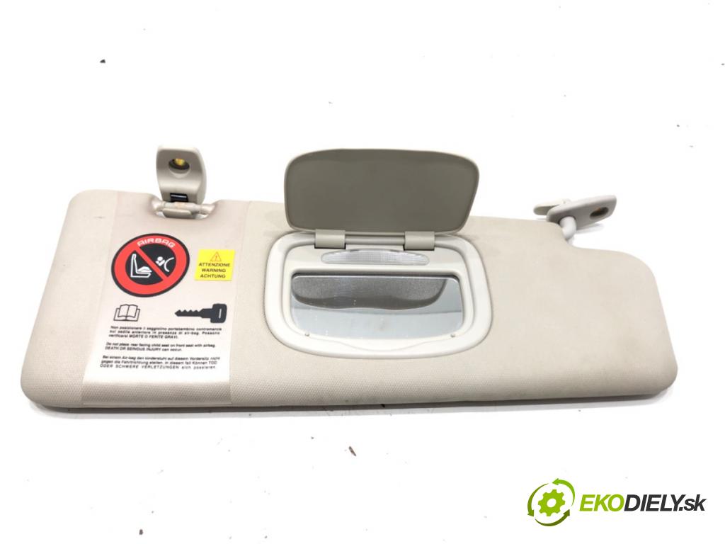 FIAT CROMA (194_) 2005 - 2022    1.9 D Multijet (194AXC1B, 194AXC12) 110 kW [150 KM] olej napędowy 2005 - 2011  Clona slnečná pravy