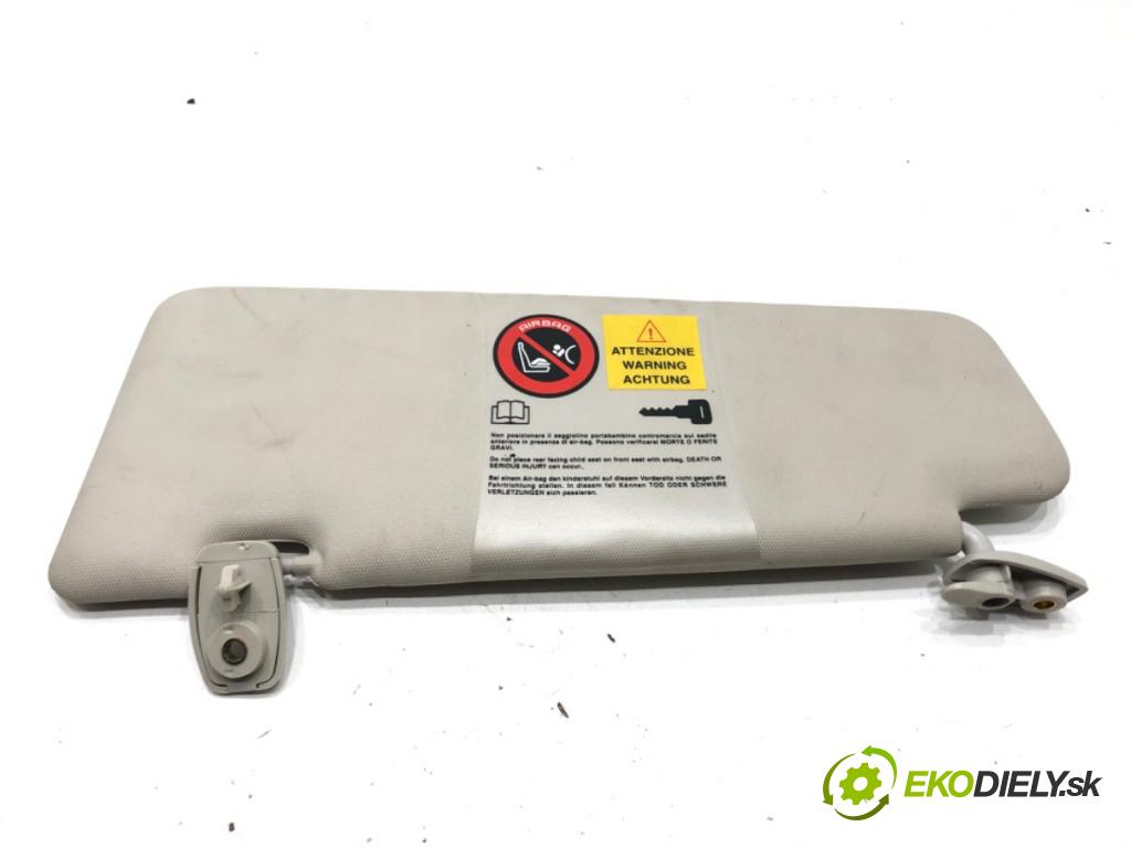 FIAT CROMA (194_) 2005 - 2022    1.9 D Multijet (194AXC1B, 194AXC12) 110 kW [150 KM] olej napędowy 2005 - 2011  Clona slnečná pravy