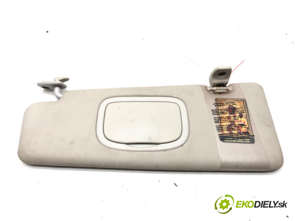 FIAT CROMA (194_) 2005 - 2022    1.9 D Multijet (194AXC1B, 194AXC12) 110 kW [150 KM] olej napędowy 2005 - 2011  Clona slnečná ľavy 