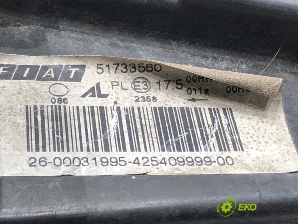 FIAT CROMA (194_) 2005 - 2022    1.9 D Multijet (194AXC1B, 194AXC12) 110 kW [150 KM] olej napędowy 2005 - 2011  světlomet pravý přední část 51733560