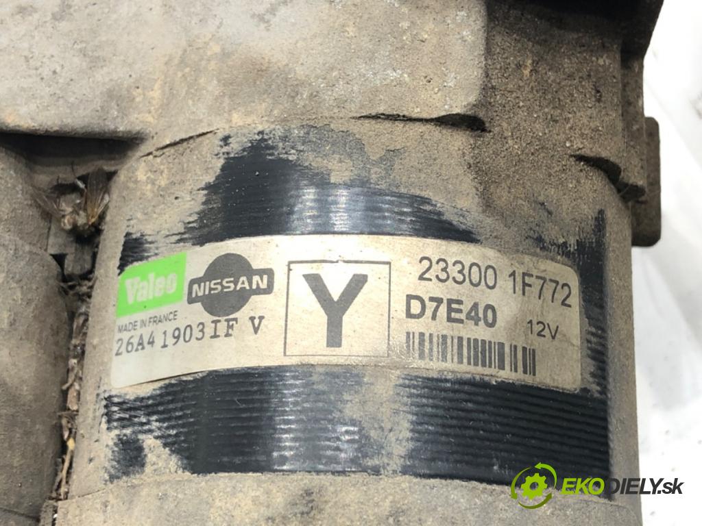 NISSAN MICRA III (K12) 2002 - 2010    1.4 16V 65 kW [88 KM] benzyna 2003 - 2010  Štartér 23300-1F772 (Štartéry)