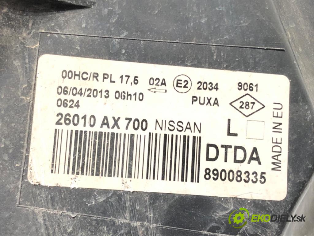 NISSAN MICRA K12 liftback 2004 65 kW 1.4 16V 1386 světlomet pravý přední část 26010AX700