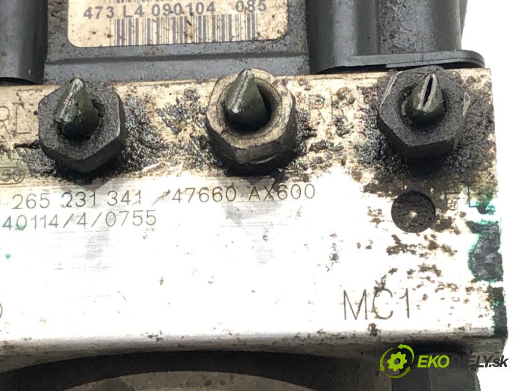 NISSAN MICRA III (K12) 2002 - 2010    1.4 16V 65 kW [88 KM] benzyna 2003 - 2010  Pumpa ABS 47660-AX600 (Pumpy ABS)