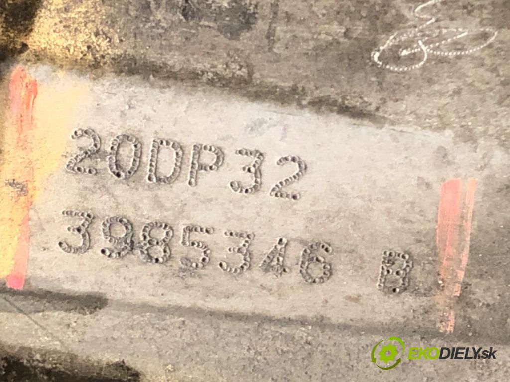 PEUGEOT 207 (WA_, WC_) 2006 - 2015    1.6 16V Turbo 110 kW [150 KM] benzyna 2006 - 2013  Prevodovka 20DP32 (Prevodovky)