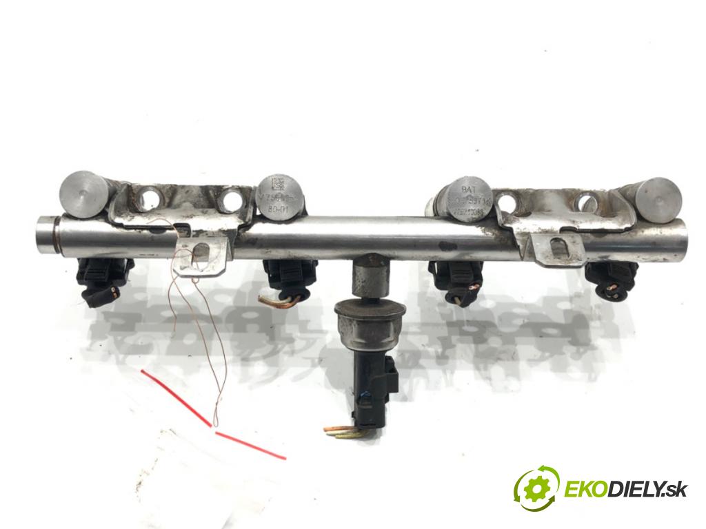 PEUGEOT 207 (WA_, WC_) 2006 - 2015    1.6 16V Turbo 110 kW [150 KM] benzyna 2006 - 2013  Lišta vstrekovacia V756805180 (Vstrekovacie lišty)