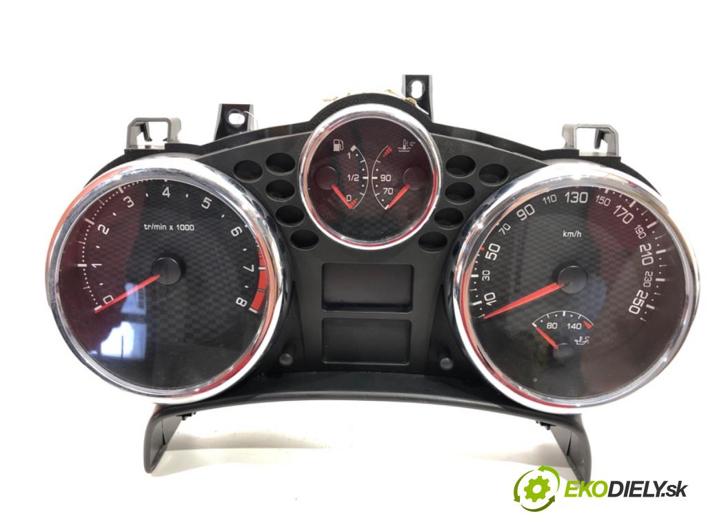 PEUGEOT 207 (WA_, WC_) 2006 - 2015    1.6 16V Turbo 110 kW [150 KM] benzyna 2006 - 2013  Prístrojovka 9661893380 (Prístrojové dosky, displeje)