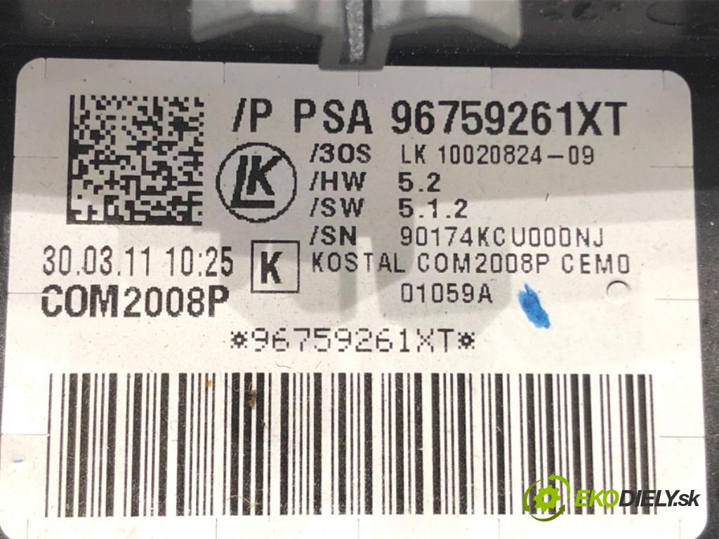 PEUGEOT 508 SW I (8E_) 2010 - 2018    2.0 HDi 103 kW [140 KM] olej napędowy 2010 - 2018  Prepínač kombinovaný 96759261XT (Prepínače, spínače, tlačidlá a ovládače kúrenia)