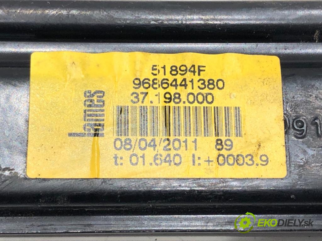 PEUGEOT 508 SW I (8E_) 2010 - 2018    2.0 HDi 103 kW [140 KM] olej napędowy 2010 - 2018  mechanismus okna levý zadní část 9688808480