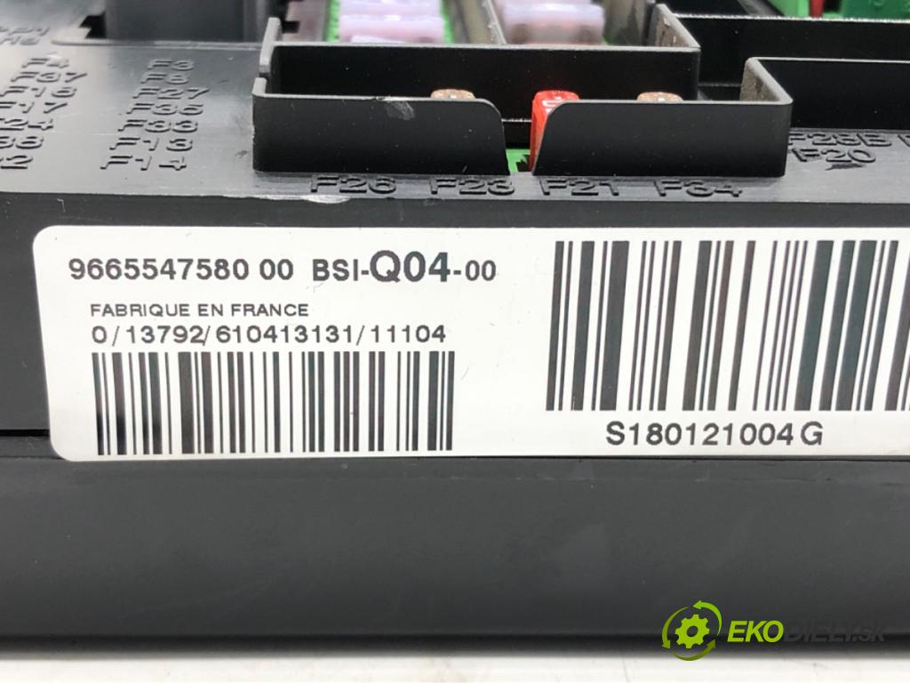 PEUGEOT 508 SW I (8E_) 2010 - 2018    2.0 HDi 103 kW [140 KM] olej napędowy 2010 - 2018  modul BSI 9665547580 (Pojistkové skříňky)
