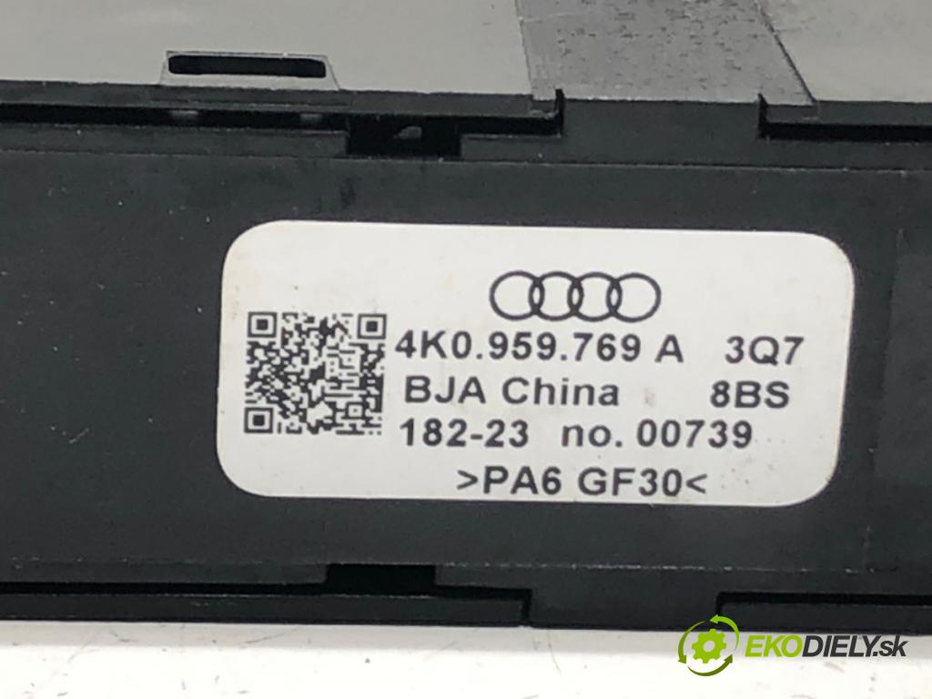 AUDI A6 C8 Avant (4A5) 2018 - 2022    40 TDI Mild Hybrid quattro 150 kW [204 KM] Hybryda silnik Diesla / elektryczny 2018 - 2022  Prepínač pamäte sedačky 4K0959769A