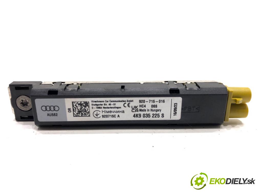 AUDI A6 C8 Avant (4A5) 2018 - 2022    40 TDI Mild Hybrid quattro 150 kW [204 KM] Hybryda silnik Diesla / elektryczny 2018 - 2022  Zosilňovač Antenní: 4K9035225S (Zosilňovače)