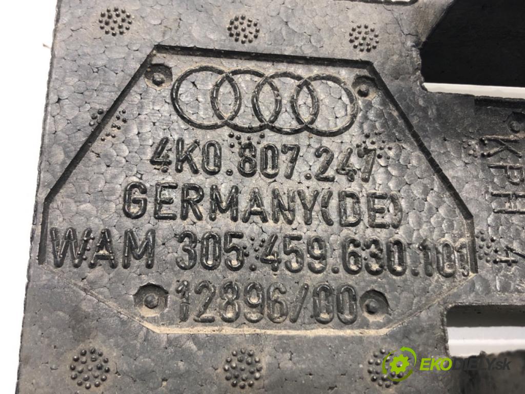 AUDI A6 C8 Avant (4A5) 2018 - 2022    40 TDI Mild Hybrid quattro 150 kW [204 KM] Hybryda silnik Diesla / elektryczny 2018 - 2022  ABSORBER PIANKA polystyrenové nárazníka zadní část levý 4K0807247