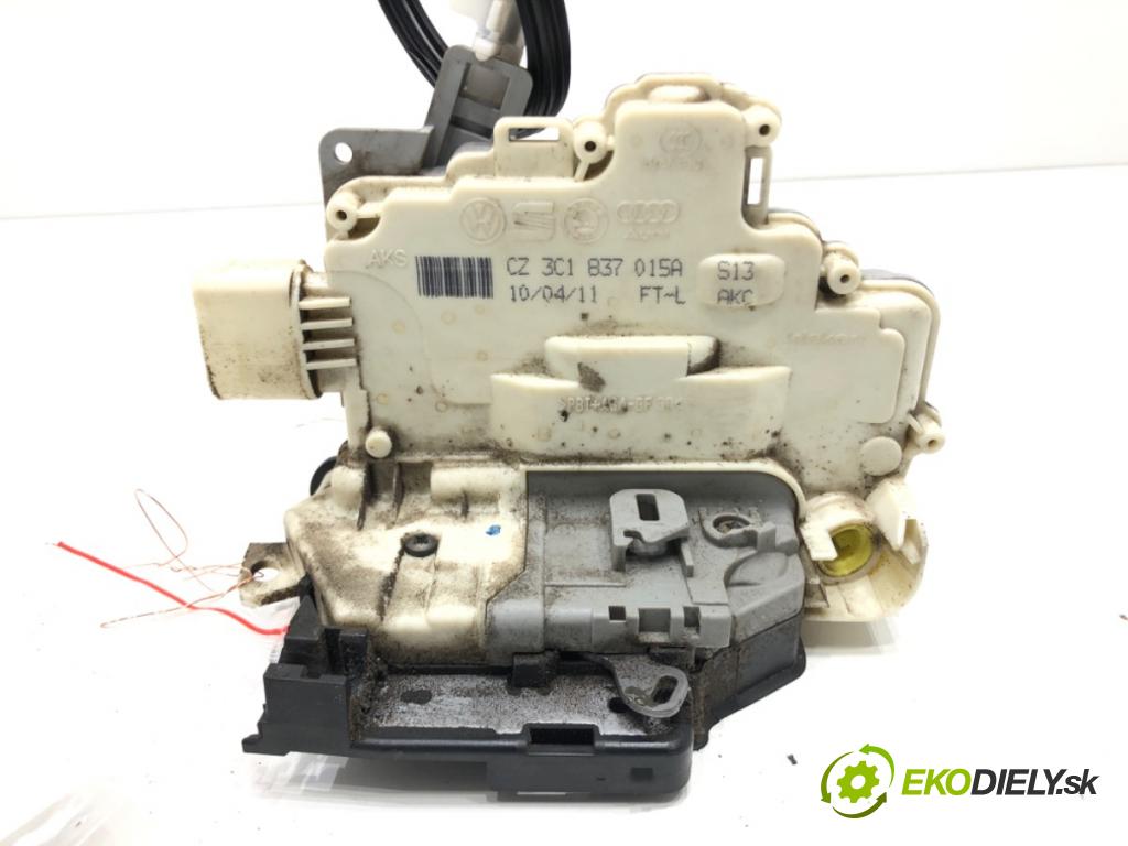VW PASSAT B7 (362) 2010 - 2015    2.0 TDI 125 kW [170 KM] olej napędowy 2010 - 2014  zámok dveře levý přední část 3C1837015A