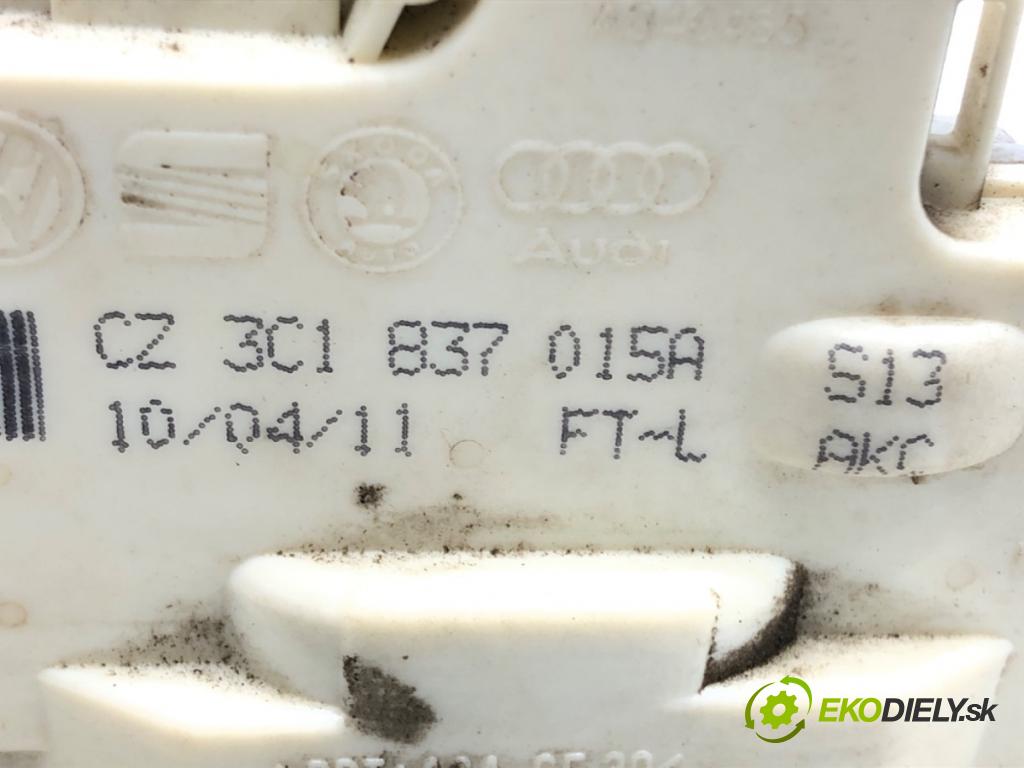 VW PASSAT B7 (362) 2010 - 2015    2.0 TDI 125 kW [170 KM] olej napędowy 2010 - 2014  zámok dveře levý přední část 3C1837015A