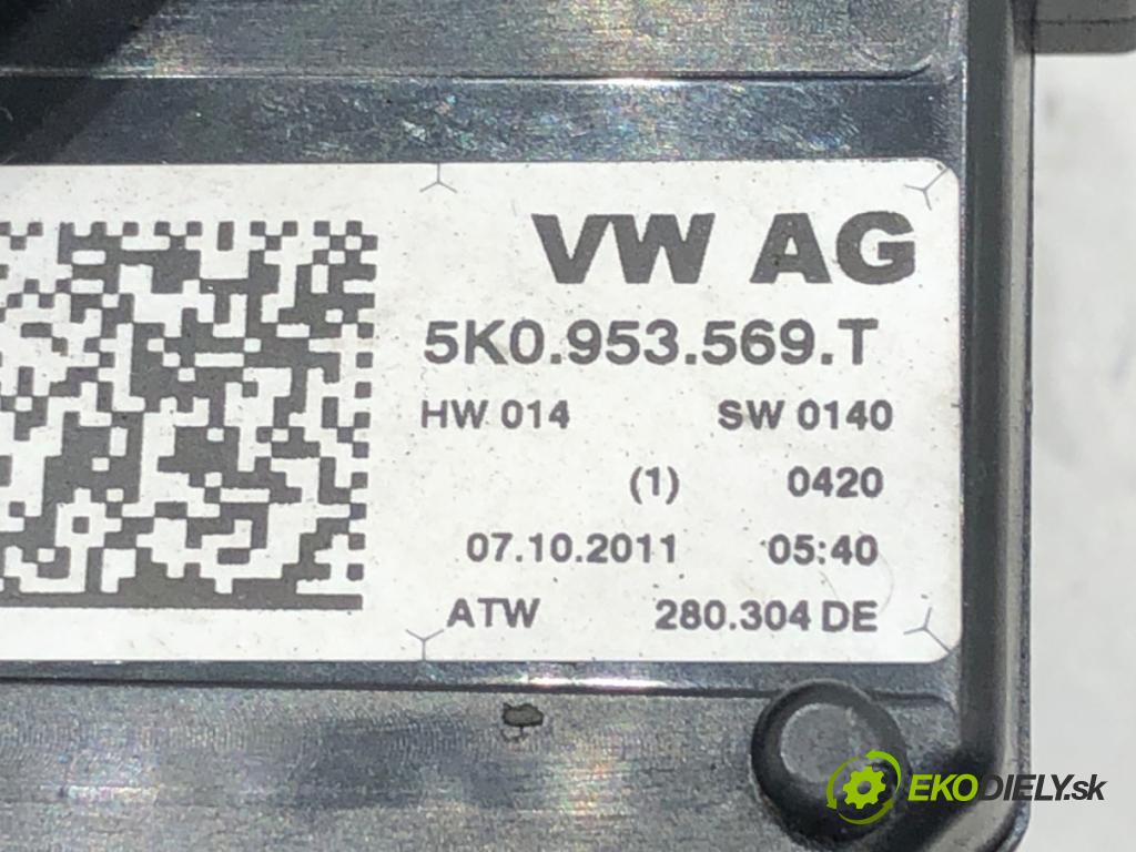 VW PASSAT B7 (362) 2010 - 2015    2.0 TDI 125 kW [170 KM] olej napędowy 2010 - 2014  Krúžok, slimák airbag 5K0953569T (Airbagy)