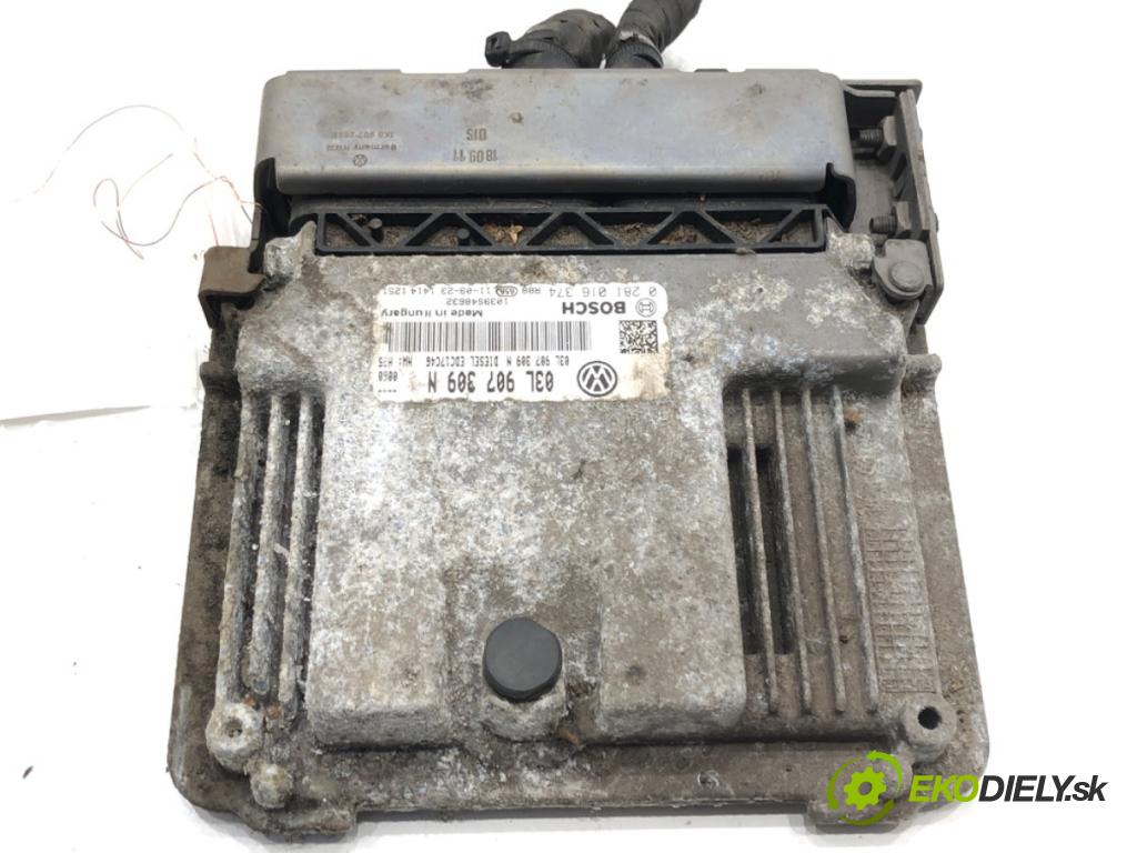 VW PASSAT B7 (362) 2010 - 2015    2.0 TDI 125 kW [170 KM] olej napędowy 2010 - 2014  riadiaca jednotka Motor 03L907309N (Riadiace jednotky)