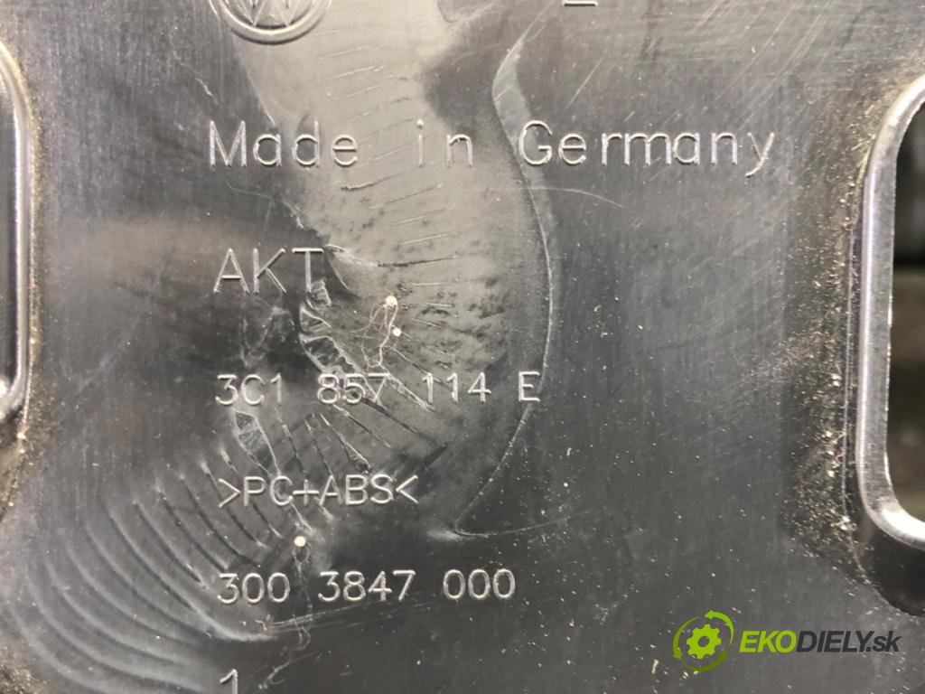 VW PASSAT B7 (362) 2010 - 2015    2.0 TDI 125 kW [170 KM] olej napędowy 2010 - 2014  Priehradka, kastlík spolujazdca 3C1857114E (Priehradky, kastlíky)