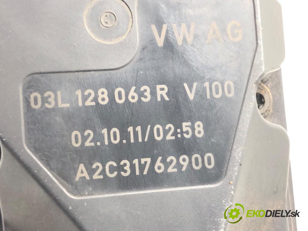 VW PASSAT B7 (362) 2010 - 2015    2.0 TDI 125 kW [170 KM] olej napędowy 2010 - 2014  Škrtiaca klapka 03L128063R (Škrtiace klapky)