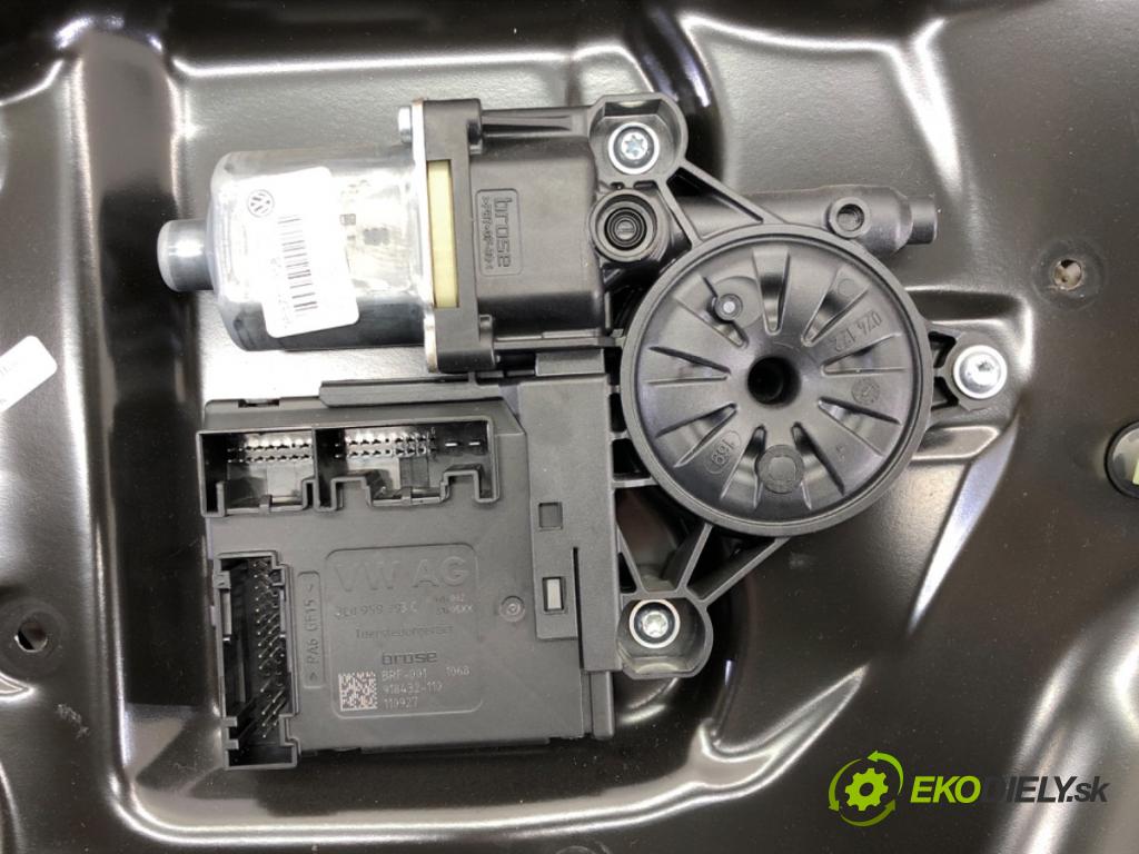 VW PASSAT B7 (362) 2010 - 2015    2.0 TDI 125 kW [170 KM] olej napędowy 2010 - 2014  mechanismus okna levý přední část 3AA959701A