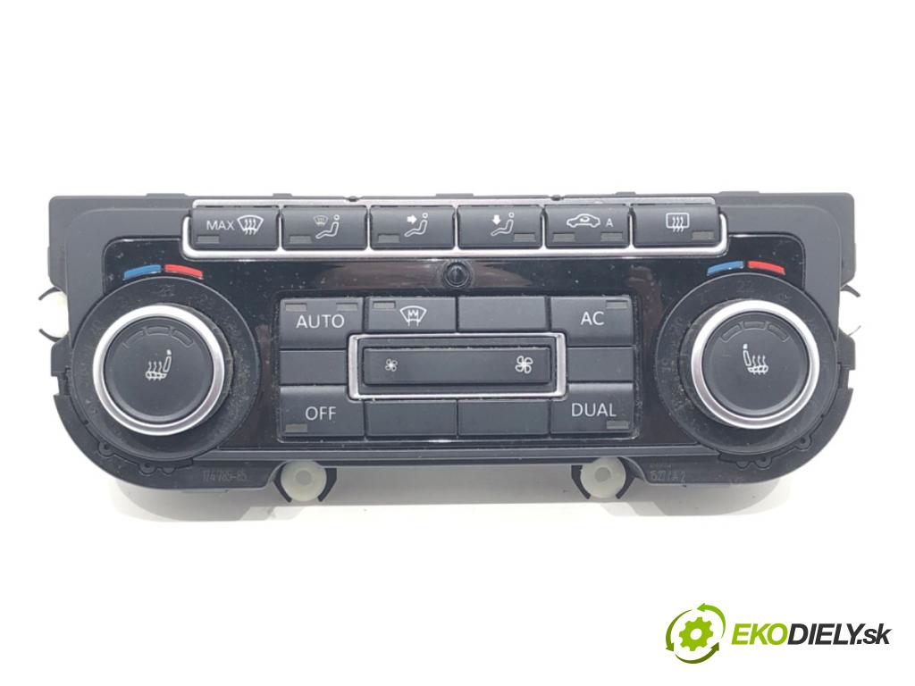 VW PASSAT B7 (362) 2010 - 2015    2.0 TDI 125 kW [170 KM] olej napędowy 2010 - 2014  Panel ovládania kúrenia 5K0907044FB (Prepínače, spínače, tlačidlá a ovládače kúrenia)
