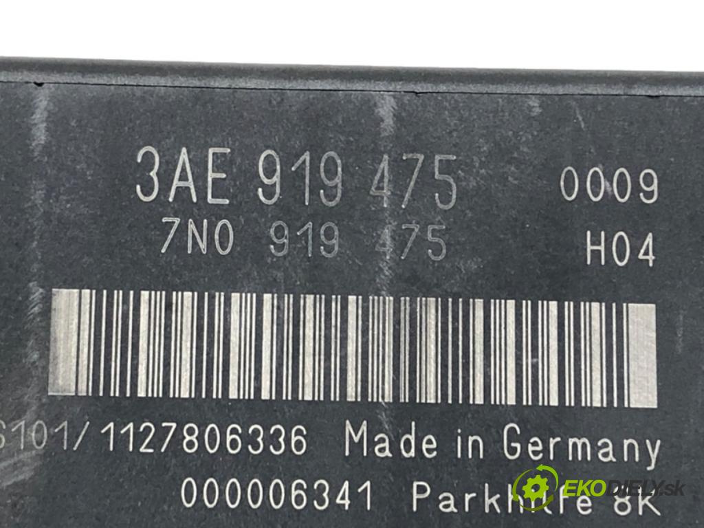 VW PASSAT B7 (362) 2010 - 2015    2.0 TDI 125 kW [170 KM] olej napędowy 2010 - 2014  Modul PDC 3AE919475 (Ostatné)