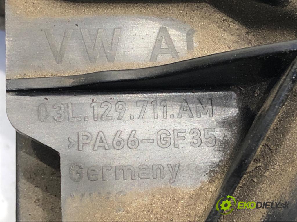 VW PASSAT B7 (362) 2010 - 2015    2.0 TDI 125 kW [170 KM] olej napędowy 2010 - 2014  potrubí sání 03L129711AM (Sací potrubí)