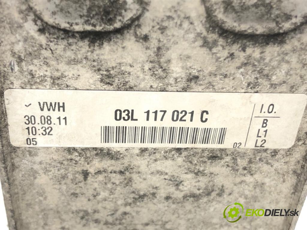 VW PASSAT B7 (362) 2010 - 2015    2.0 TDI 125 kW [170 KM] olej napędowy 2010 - 2014  Chladič oleja 03L117021C