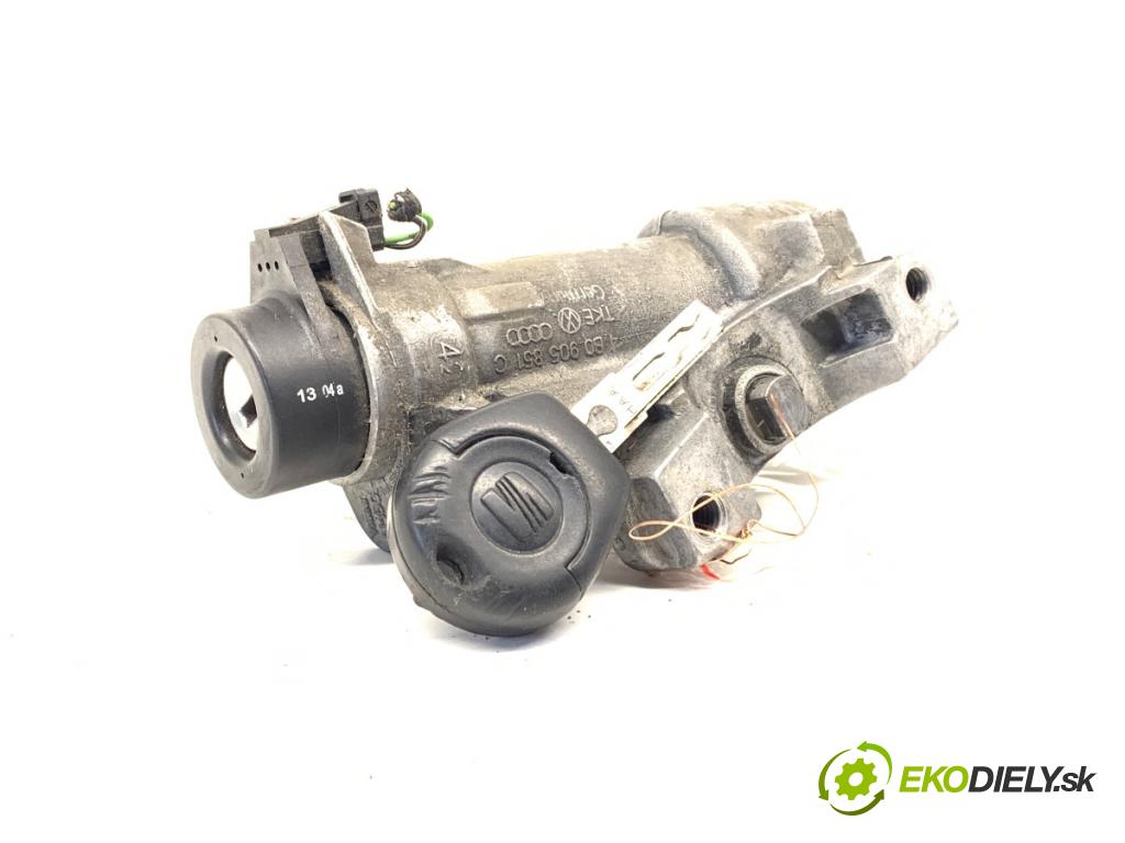 SEAT IBIZA III (6L1) 2002 - 2009    1.4 16V 55 kW [75 KM] benzyna 2002 - 2007  spinačka 4B0905851C (Spínacie skrinky a kľúče)