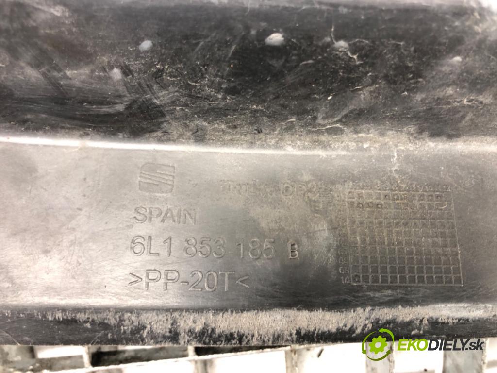 SEAT IBIZA III (6L1) 2002 - 2009    1.4 16V 55 kW [75 KM] benzyna 2002 - 2007  Torpédo, plast pod čelné okno 6L1853185B (Torpéda)