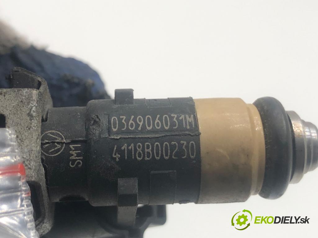 SEAT IBIZA III (6L1) 2002 - 2009    1.4 16V 55 kW [75 KM] benzyna 2002 - 2007  Lišta vstrekovacia 036906031M (Vstrekovacie lišty)