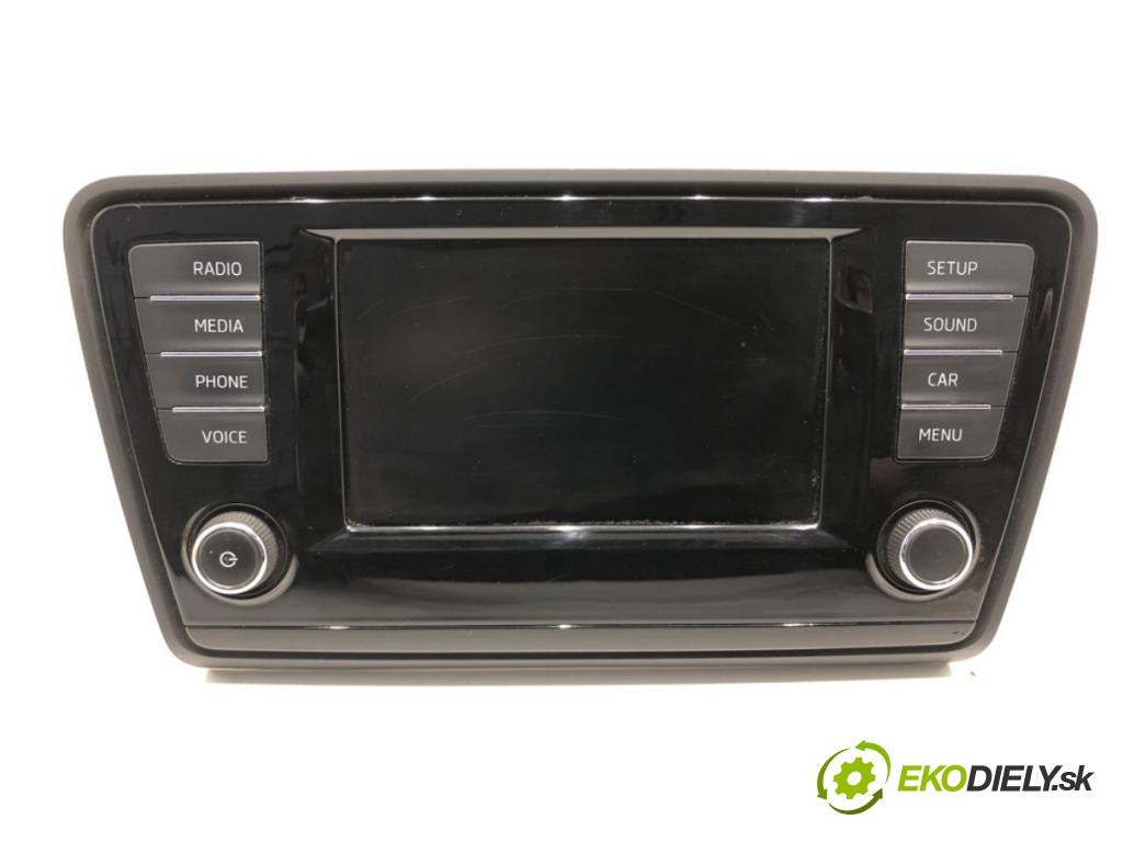 SKODA OCTAVIA III liftback 2015 81 kW 1.6 TDI 1598 Displej 5E0919605H (Přístrojová deska)