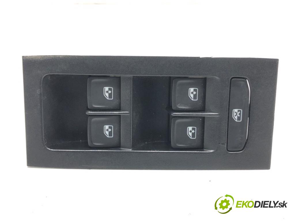 SKODA OCTAVIA III (5E3, NL3, NR3) 2012 - 2022    1.6 TDI 81 kW [110 KM] olej napędowy 2013 - 2022  Prepínač okien 5E0959857A (Prepínače, spínače, tlačidlá a ovládače kúrenia)