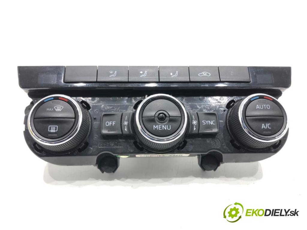 SKODA OCTAVIA III (5E3, NL3, NR3) 2012 - 2022    1.6 TDI 81 kW [110 KM] olej napędowy 2013 - 2022  Panel ovládania kúrenia 5E0907044Q (Prepínače, spínače, tlačidlá a ovládače kúrenia)
