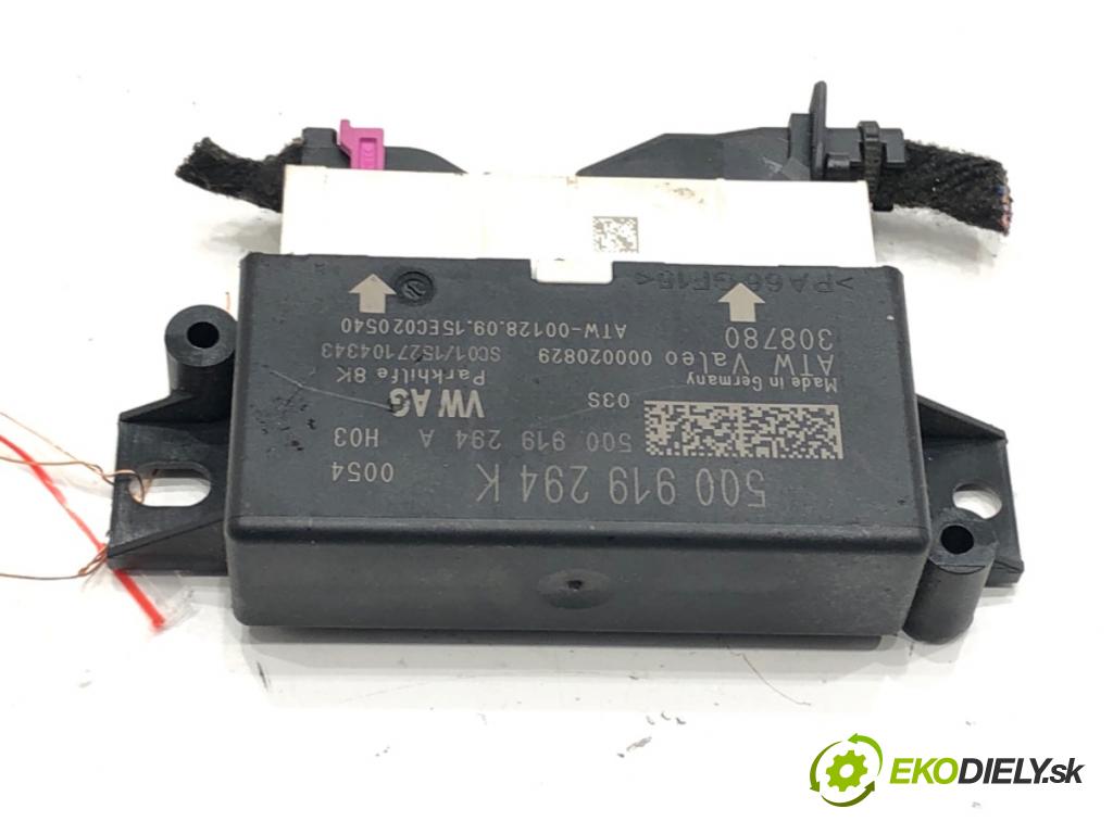 SKODA OCTAVIA III (5E3, NL3, NR3) 2012 - 2022    1.6 TDI 81 kW [110 KM] olej napędowy 2013 - 2022  Modul PDC 5Q0919294K (Ostatné)