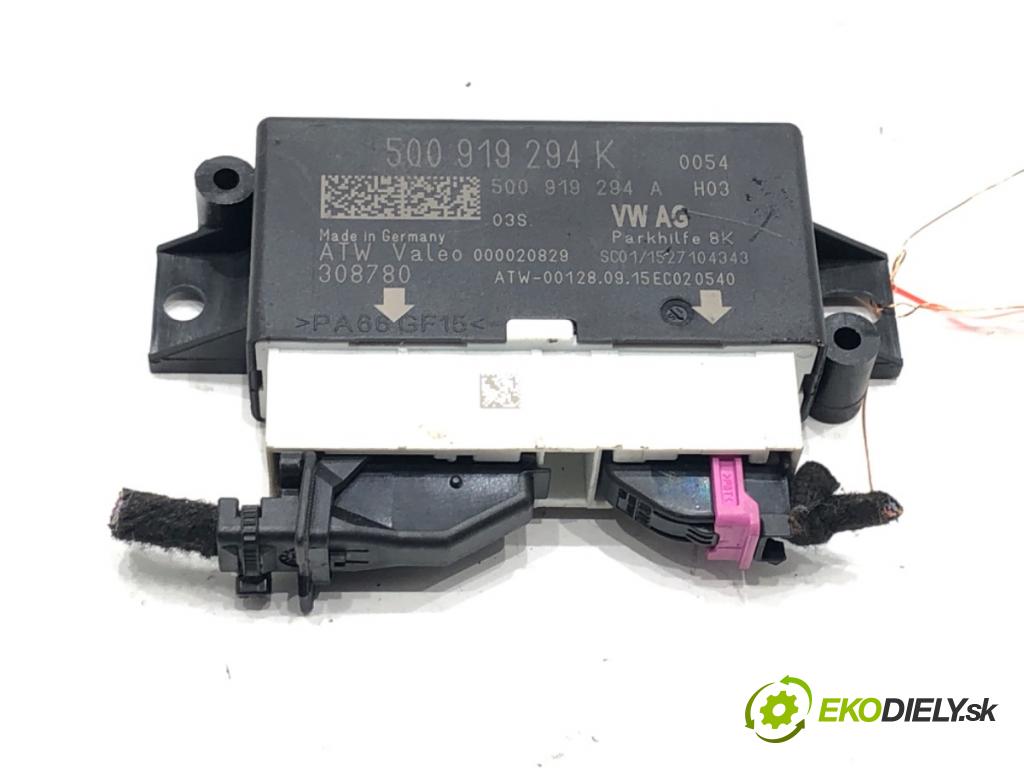 SKODA OCTAVIA III (5E3, NL3, NR3) 2012 - 2022    1.6 TDI 81 kW [110 KM] olej napędowy 2013 - 2022  Modul PDC 5Q0919294K (Ostatné)