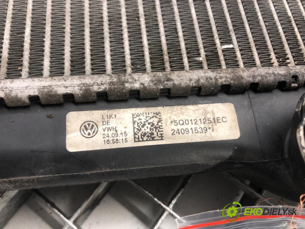 SKODA OCTAVIA III (5E3, NL3, NR3) 2012 - 2022    1.6 TDI 81 kW [110 KM] olej napędowy 2013 - 2022  chladič vody 5Q0121251EC (Chladiče vody)