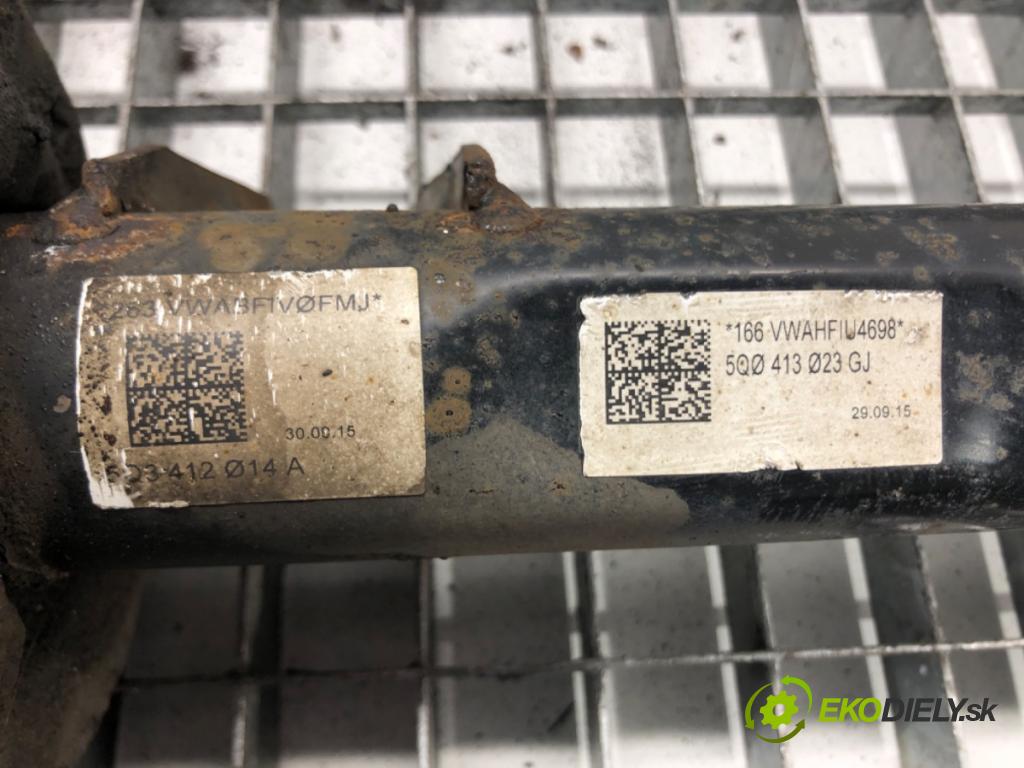 SKODA OCTAVIA III (5E3, NL3, NR3) 2012 - 2022    1.6 TDI 81 kW [110 KM] olej napędowy 2013 - 2022  Tlmič ľavy predný ZE 5Q0413023GJ