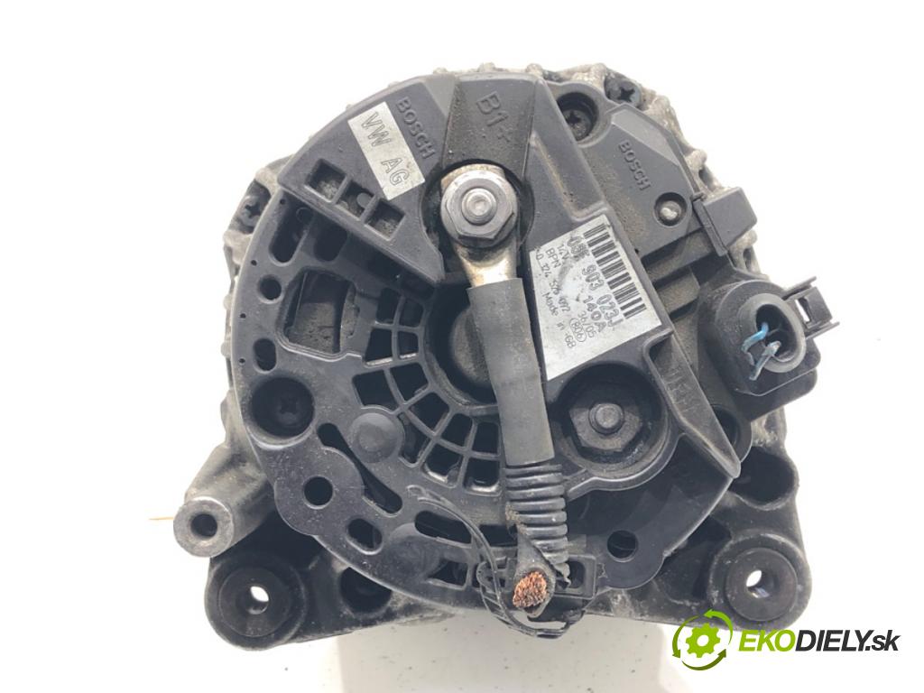 AUDI A4 B7 Avant (8ED) 2004 - 2008    1.9 TDI 85 kW [116 KM] olej napędowy 2004 - 2008  Alternátor 06F903023J (Alternátory)