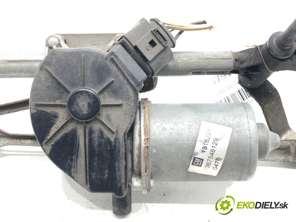 OPEL CORSA D (S07) 2006 - 2014    1.2 (L08, L68) 59 kW [80 KM] benzyna 2006 - 2014  Mechanizmus stieračov predný 13182340 (Motorčeky stieračov predné)