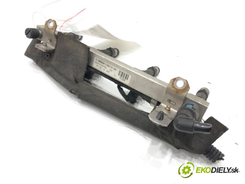 OPEL CORSA D (S07) 2006 - 2014    1.2 (L08, L68) 59 kW [80 KM] benzyna 2006 - 2014  Lišta vstrekovacia 0280151208 (Vstrekovacie lišty)