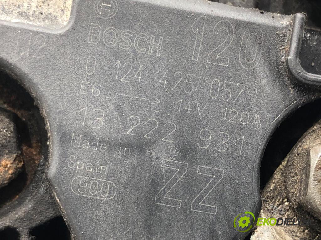OPEL CORSA D (S07) 2006 - 2014    1.2 (L08, L68) 59 kW [80 KM] benzyna 2006 - 2014  Alternátor 13222931 (Alternátory)